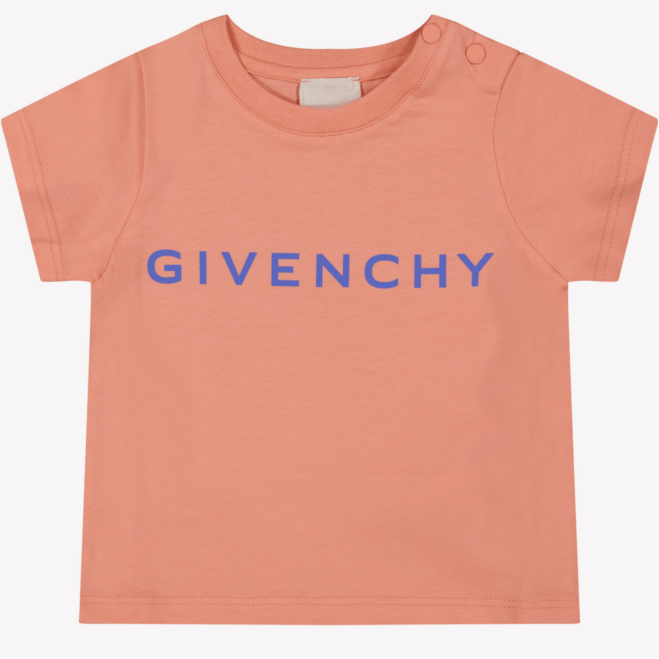 Givenchy Baby Jongens T-Shirt Peach 6 mnd