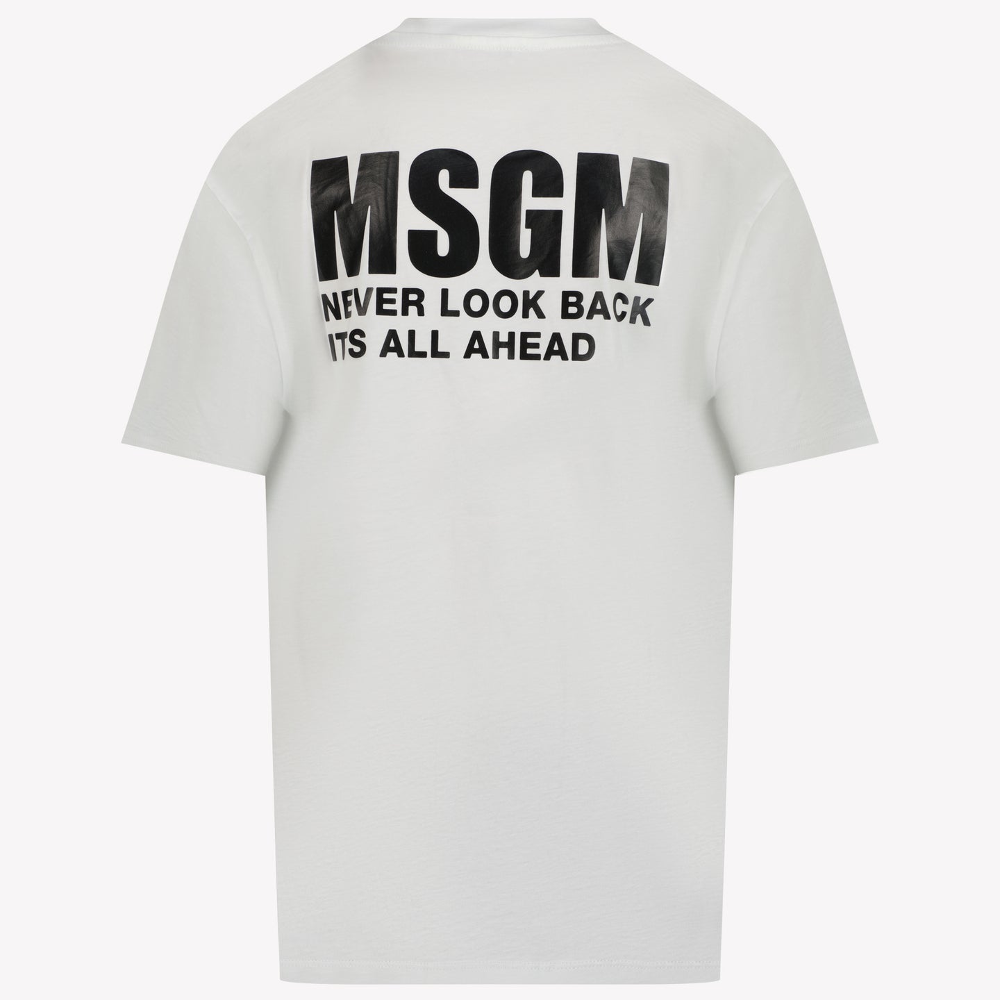 MSGM Unisex Maglietta Bianco