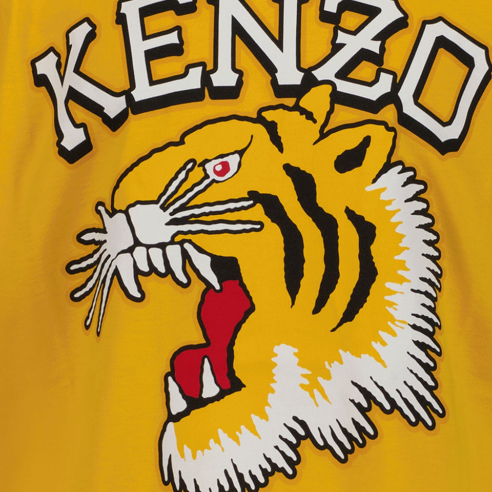Kenzo Kids Unisex T-shirt Geel