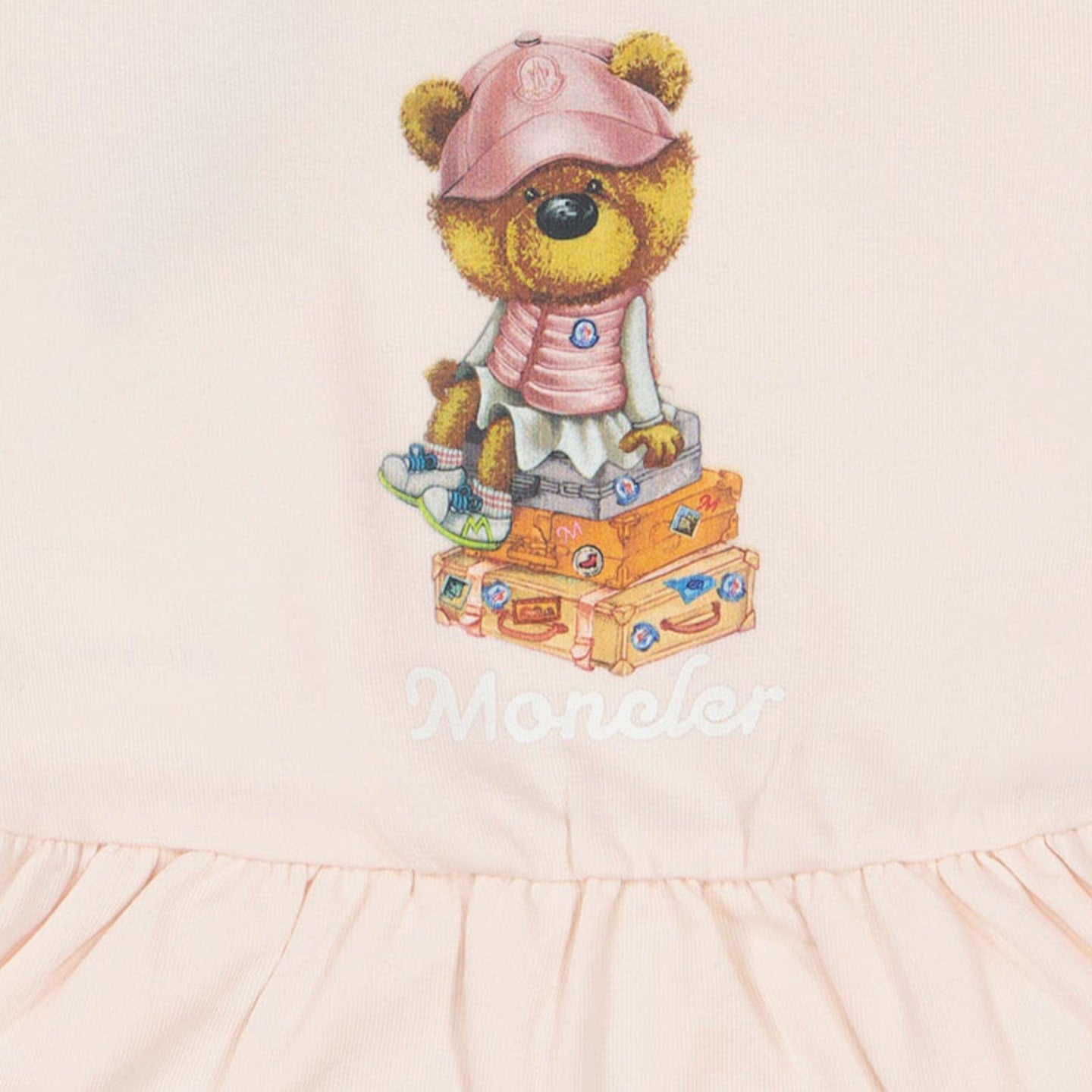 Moncler Bébé Filles Robe Rose Léger