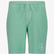 Ralph Lauren Kids Boys shorts verde claro