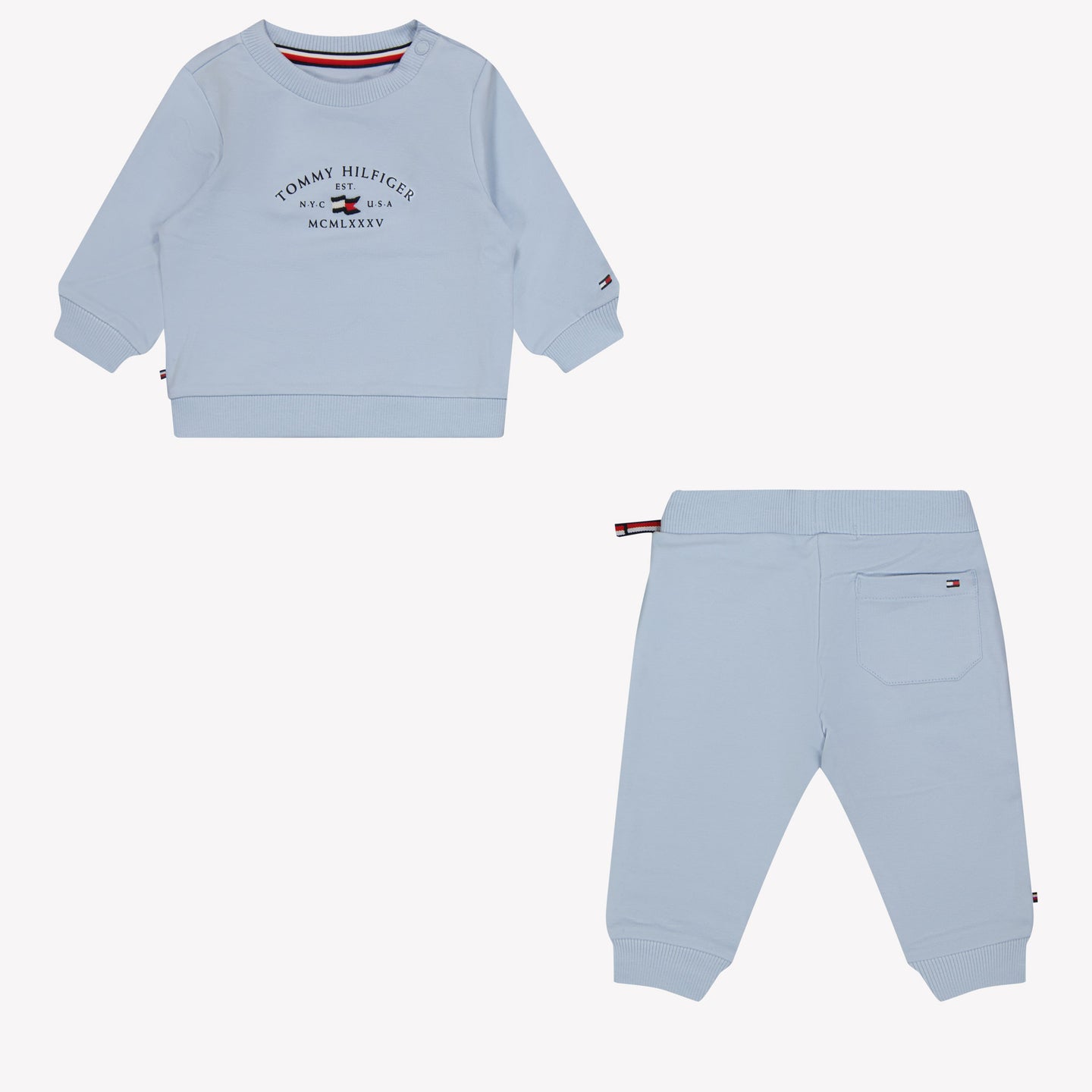 Tommy Hilfiger Baby Unisex Jogging -Anzug Hellblau