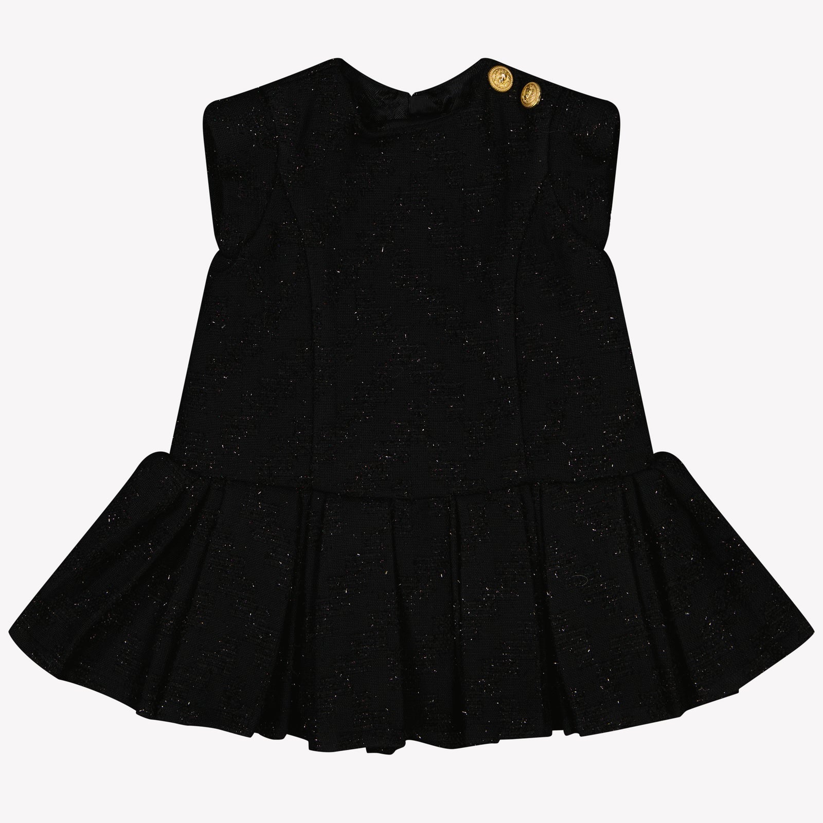 Balmain Baby Mädchen Kleid Schwarz