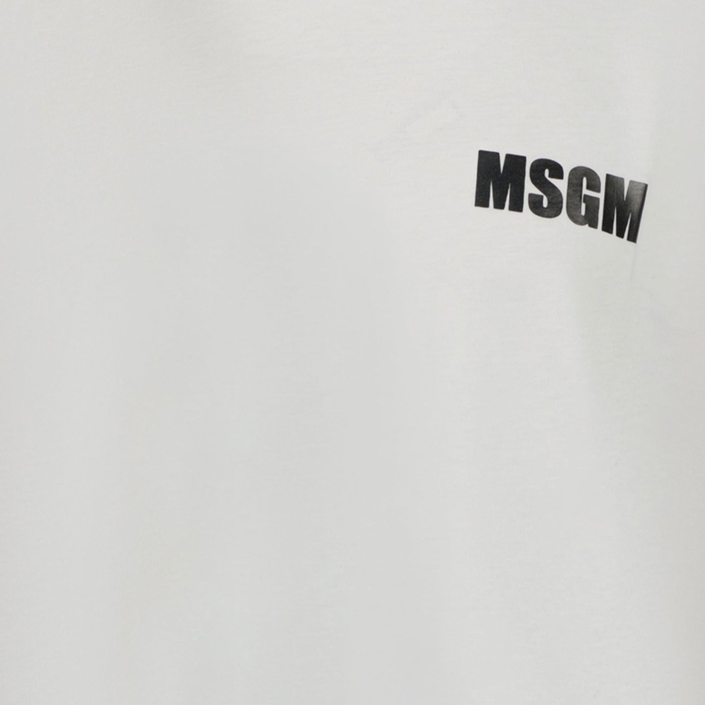 MSGM Unisex Maglietta Bianco