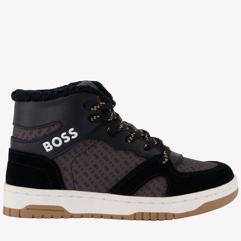 Boss Jungen Sneakers Schwarz