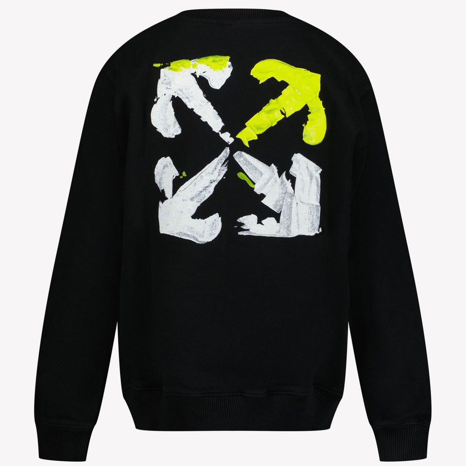 Off-White Jungenpullover Schwarz