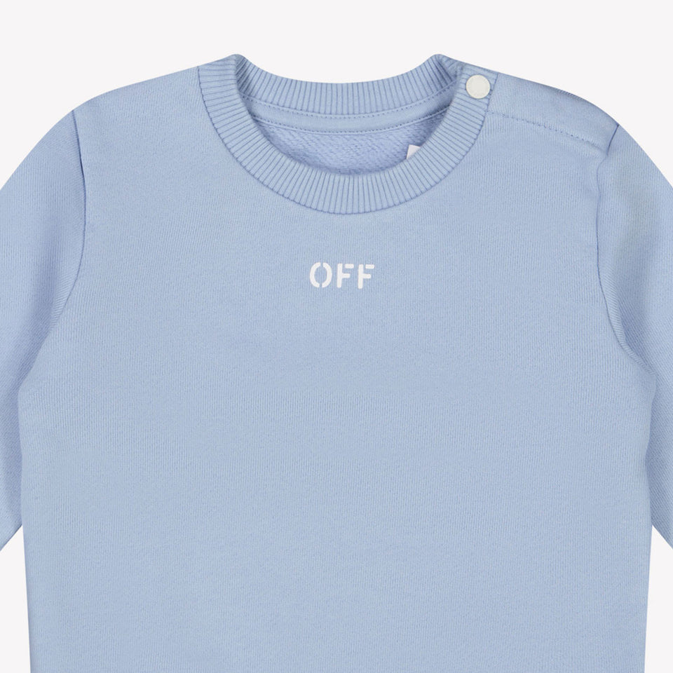 Off-White Jungenpullover Hellblau