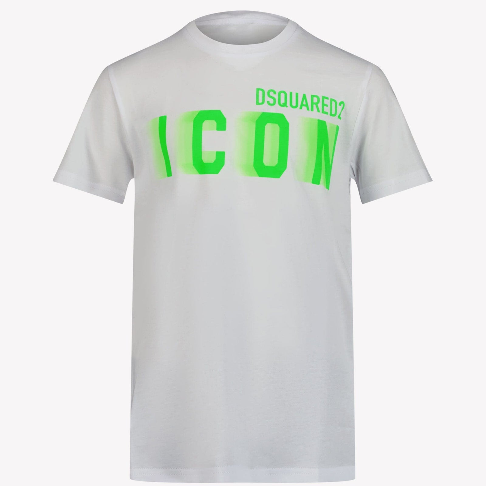 Dsquared2 Kinder Unisex T-Shirt Fluor Groen 4Y