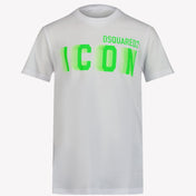 Dsquared2 snill unisex t-skjorte fluor grønn