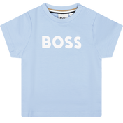 Boss Baby Boys Camiseta azul claro