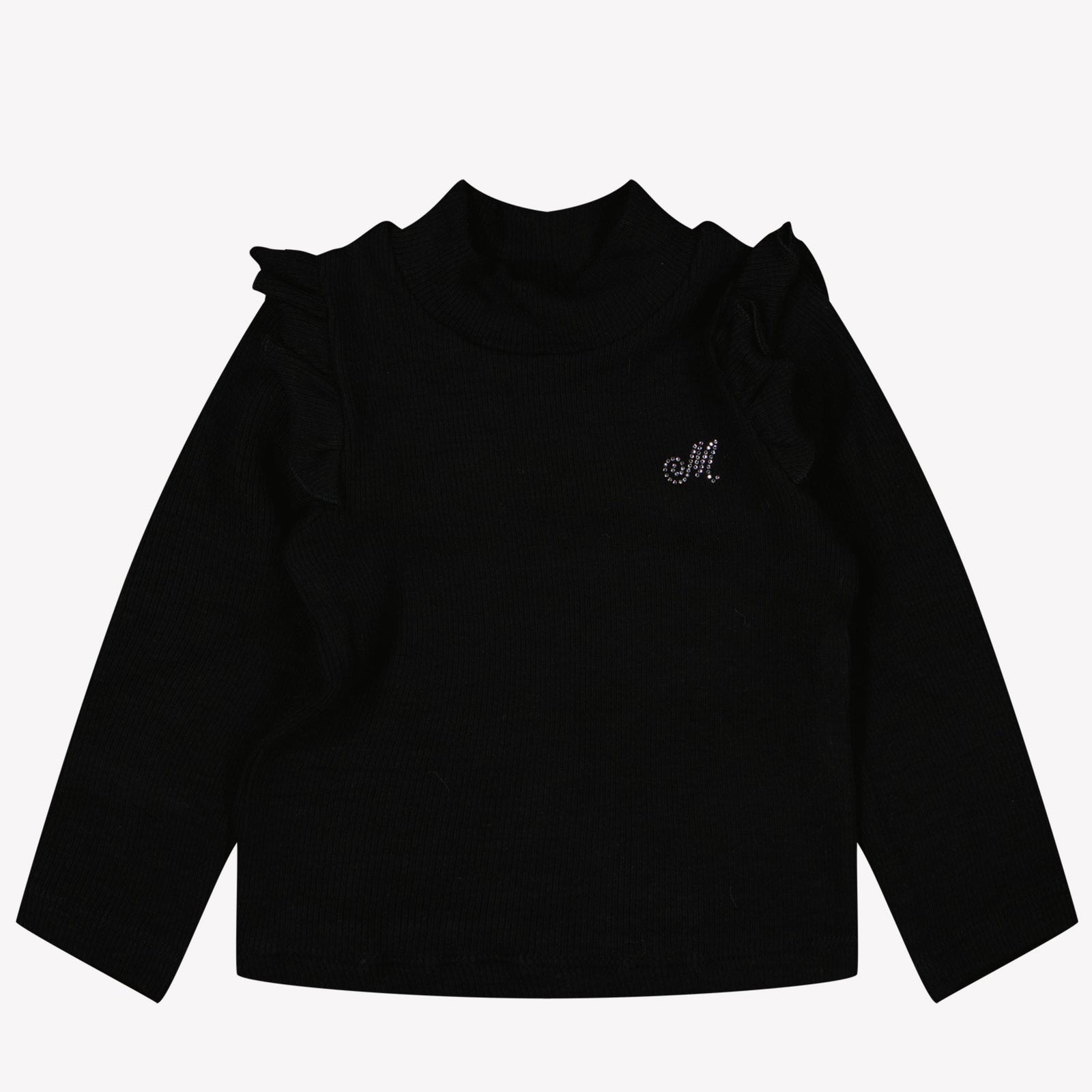 MonnaLisa Camiseta de Baby Girls Black