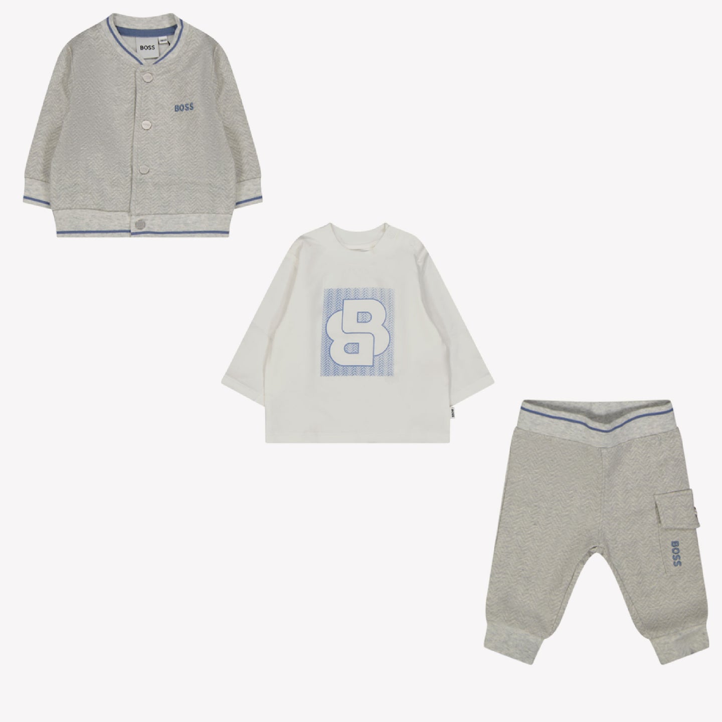 Boss Bébé Garçons Tenue de jogging Gris Clair