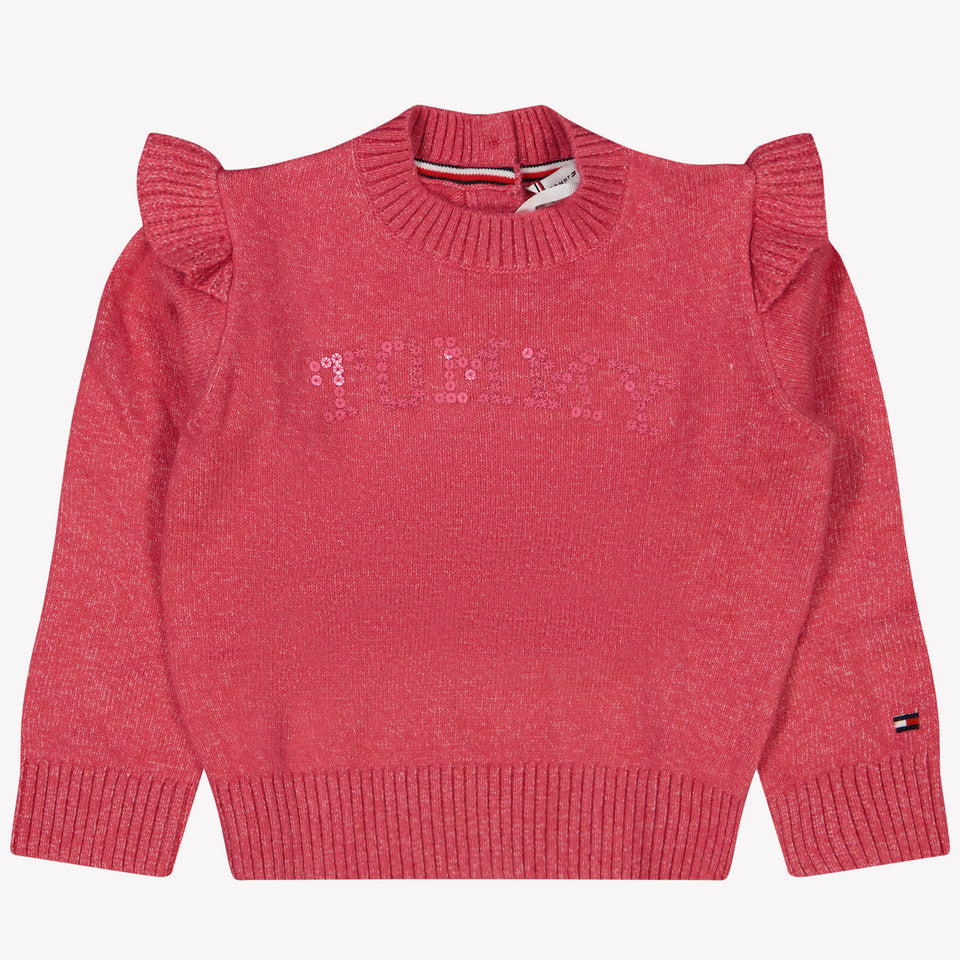 Tommy Hilfiger Bebé Chicas Suéter Fucsia