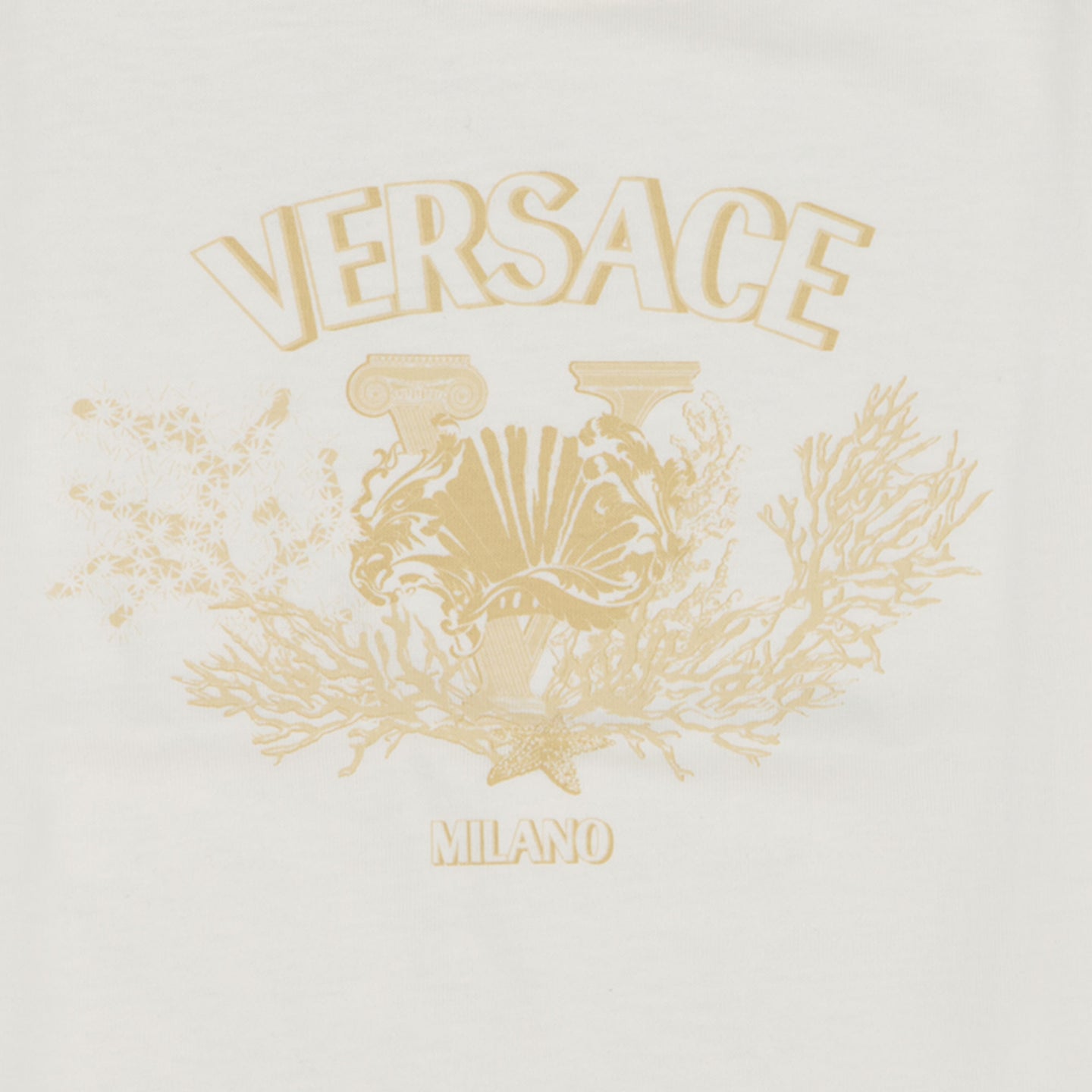 Versace Baby Unisex T-Shirt Weiß