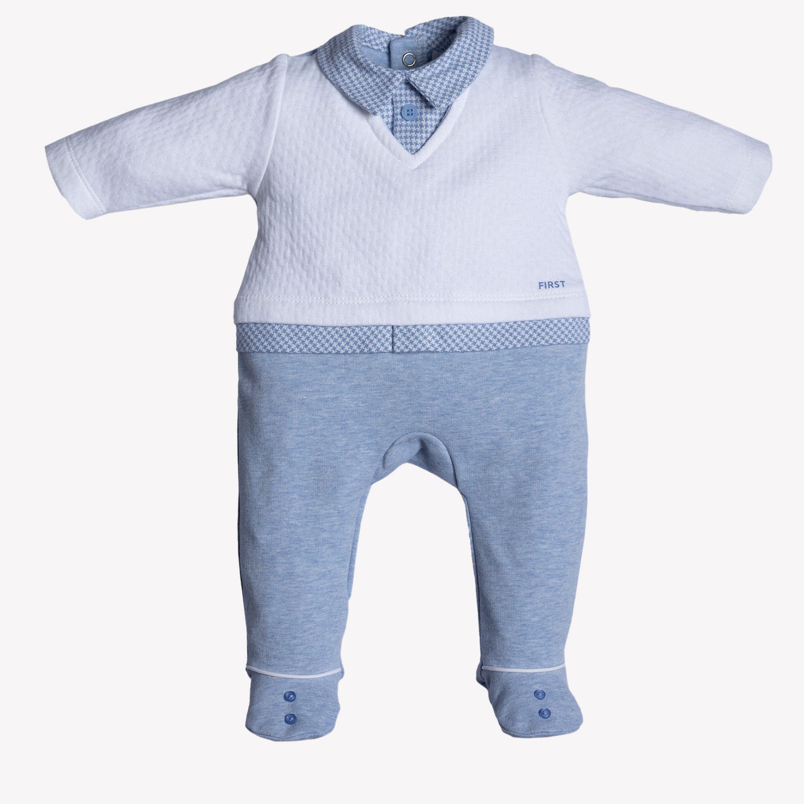 First Baby Boys Boxpack azul claro