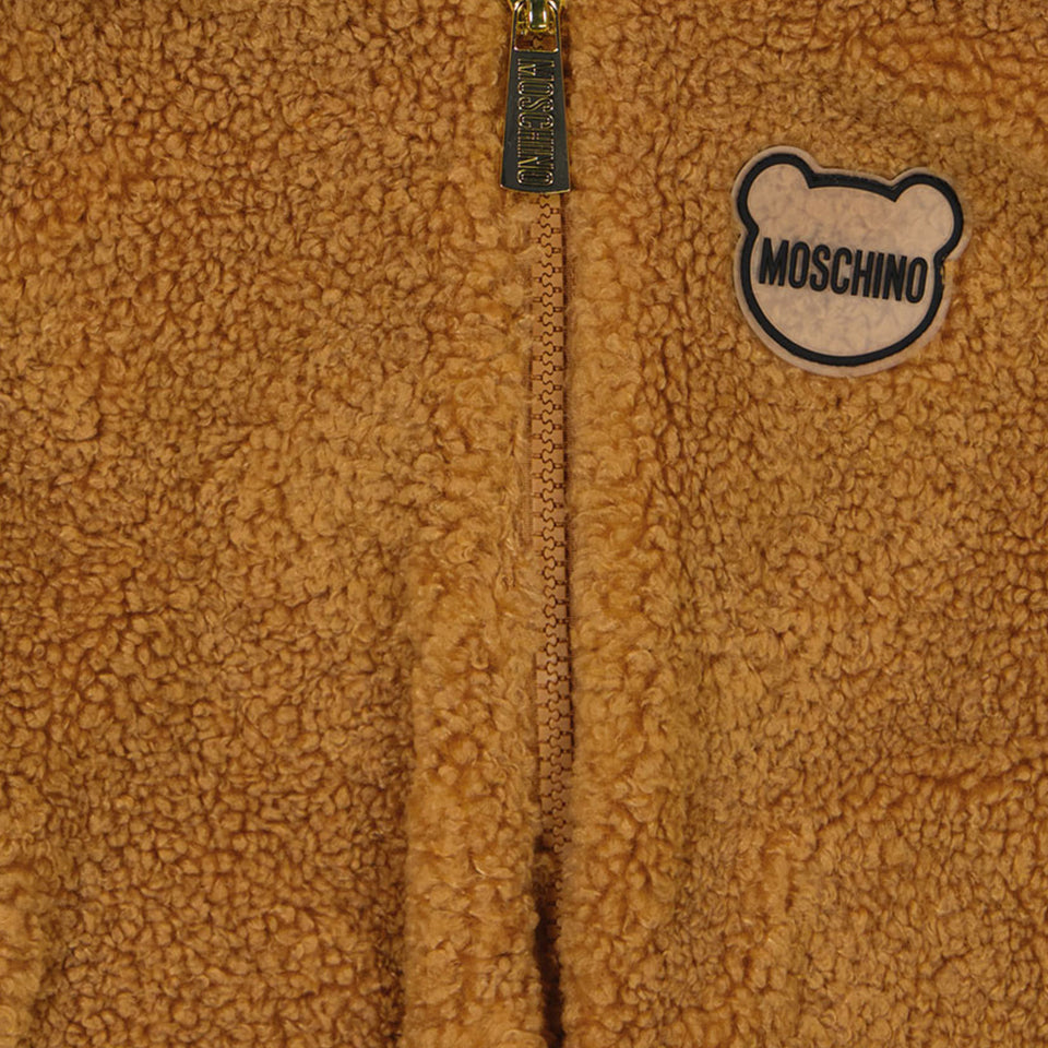 Moschino Bebé unisex entre chaqueta camello