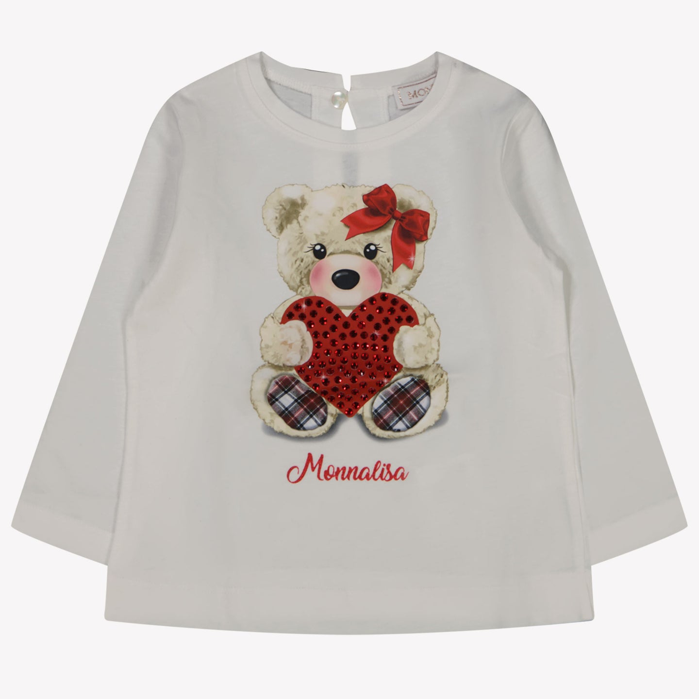 MonnaLisa Bébé Filles T-shirt de blanc