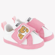 Moschino Sapatos unissex de bebê rosa