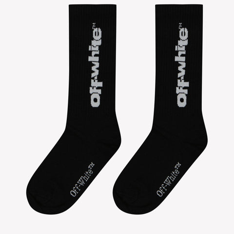 Off-White Niño Unisex Medias Negro