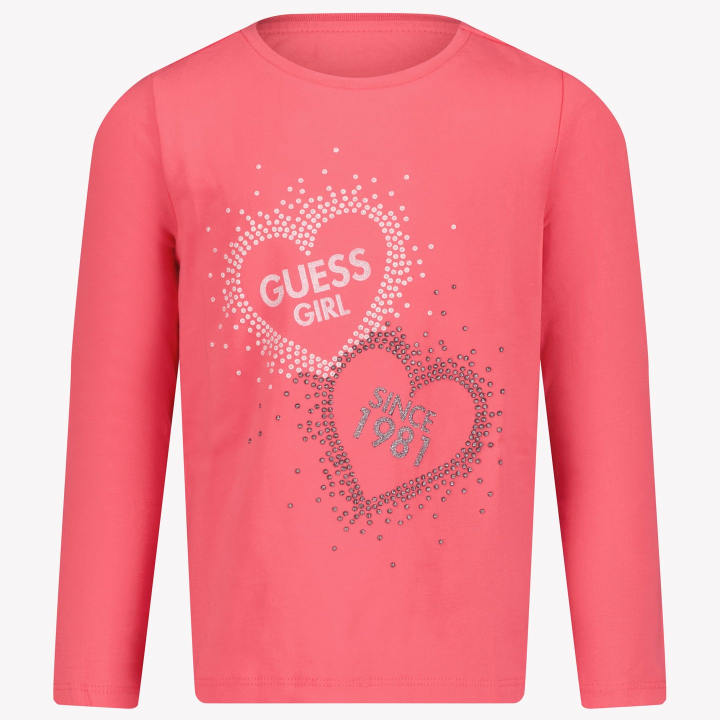 Guess Ragazzo Ragazze Maglietta Fucsia