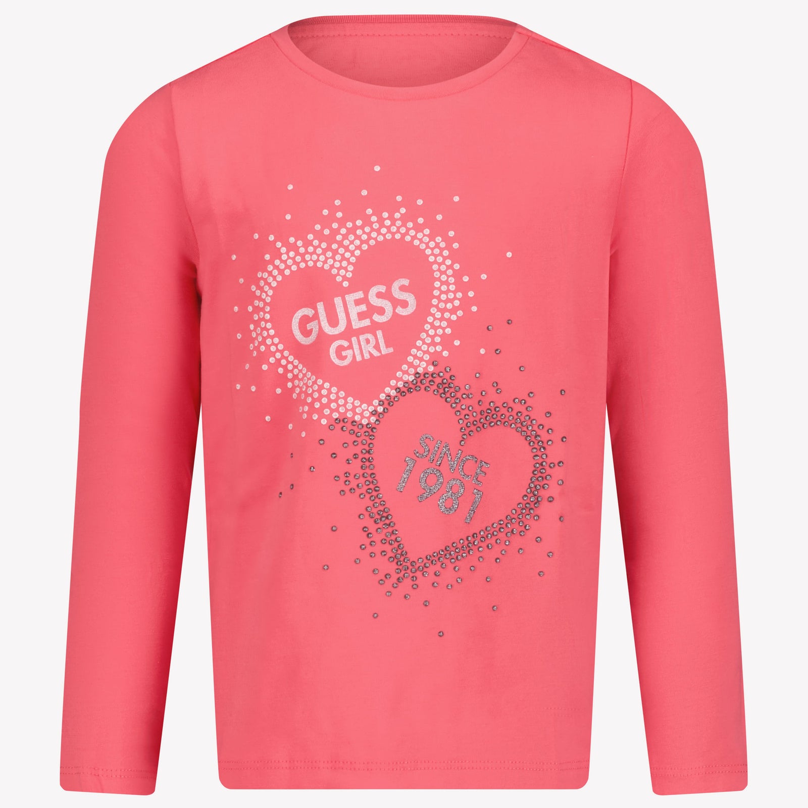 Guess Enfant Filles T-shirt Fuchsia