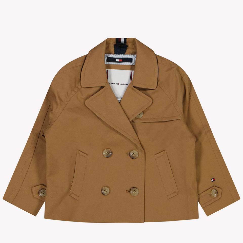 Tommy Hilfiger Bébé Filles Manteau d'été Camel