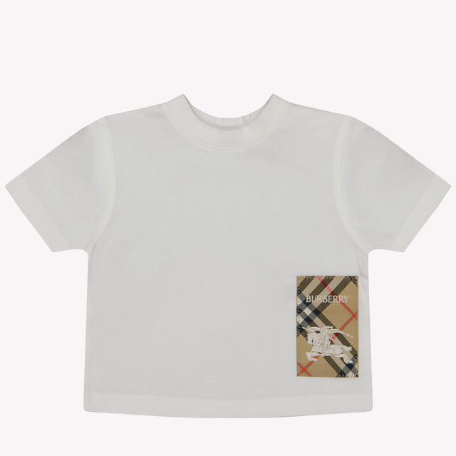 Burberry Bébé cèdre Garçons T-shirt Blanc