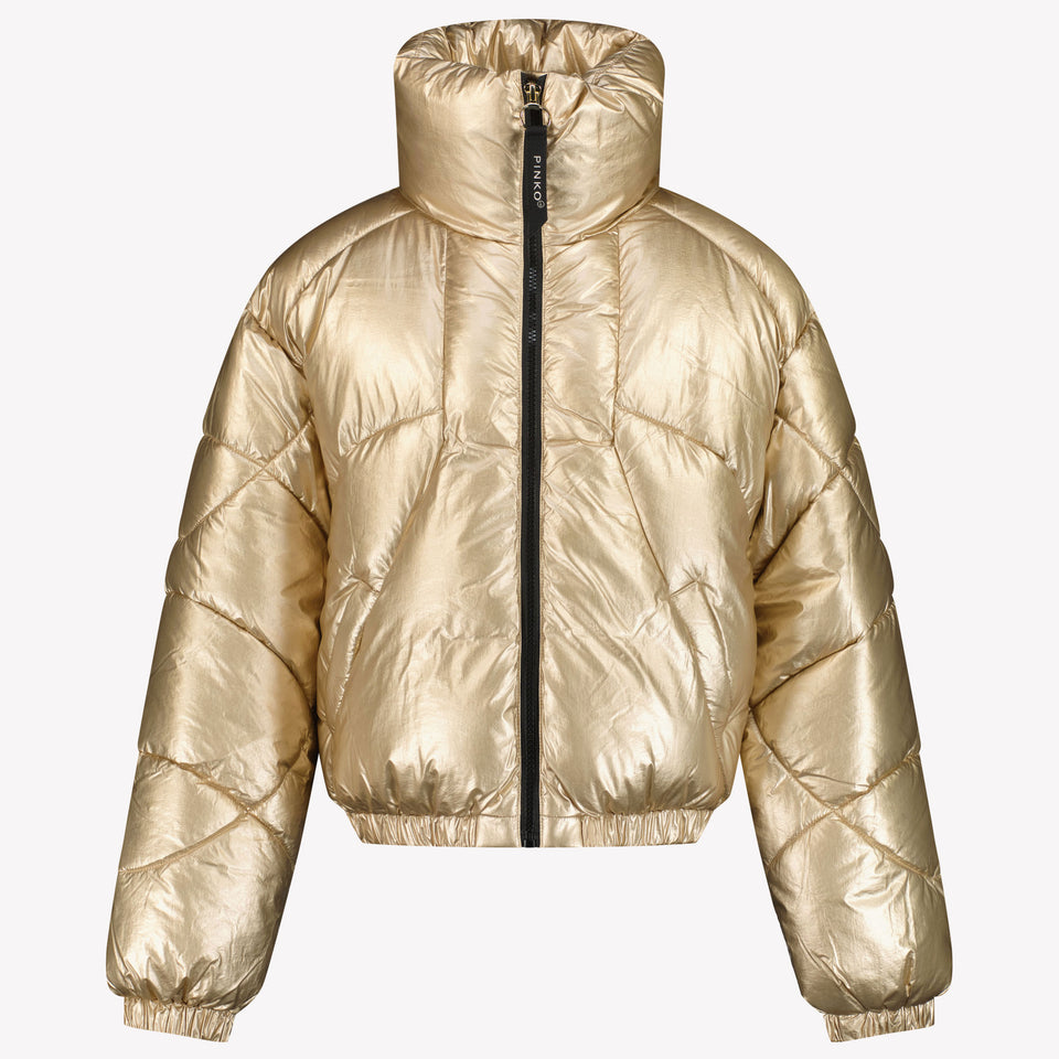 Pinko Mädchen Winterjacke Gold