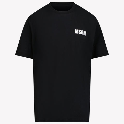 MSGM Camiseta unisex negra