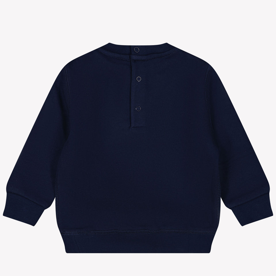 Ralph Lauren Bebé Chicos Suéter Navy