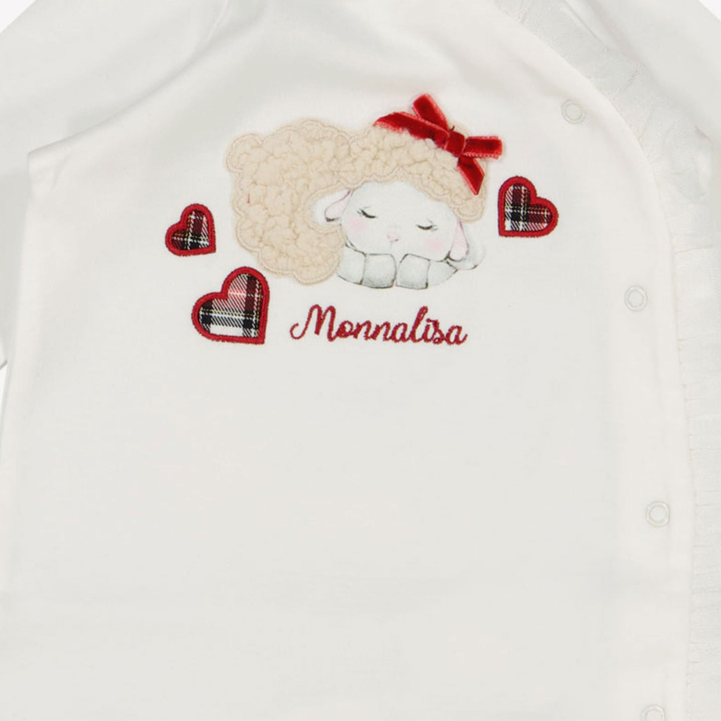 MonnaLisa Baby Meisjes Boxpakje Off White