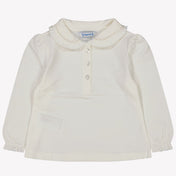 Mayoral Baby Girls Polo OffWhite