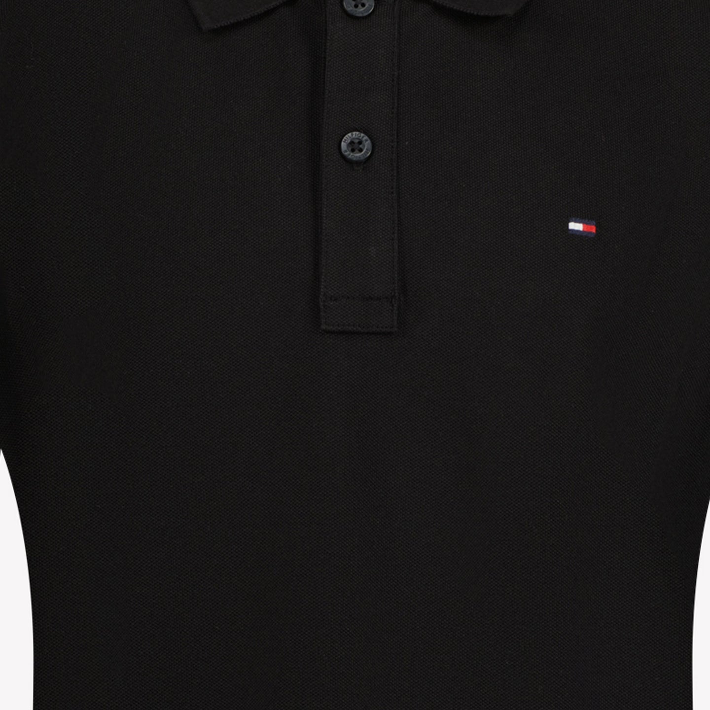 Tommy Hilfiger Chicos Polo Negro