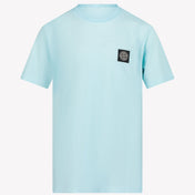 Stone Island Garçons T-shirt turquoise