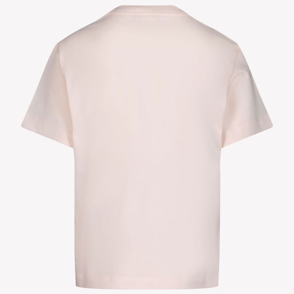 Fendi Kinder Meisjes T-Shirt In Licht Roze