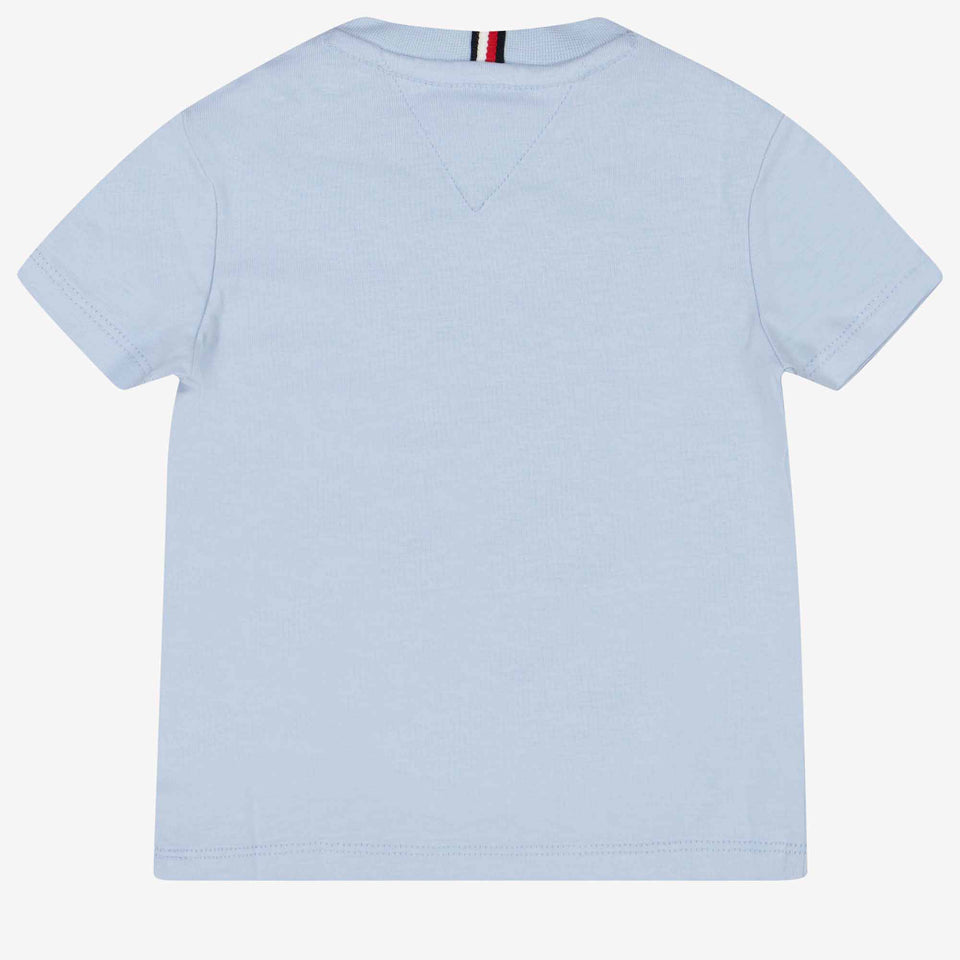 Tommy Hilfiger Bebé Chicos Camiseta Azul Claro