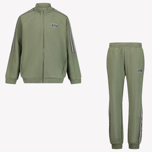 EA7 Garçons Jogging Suit Olive Vert