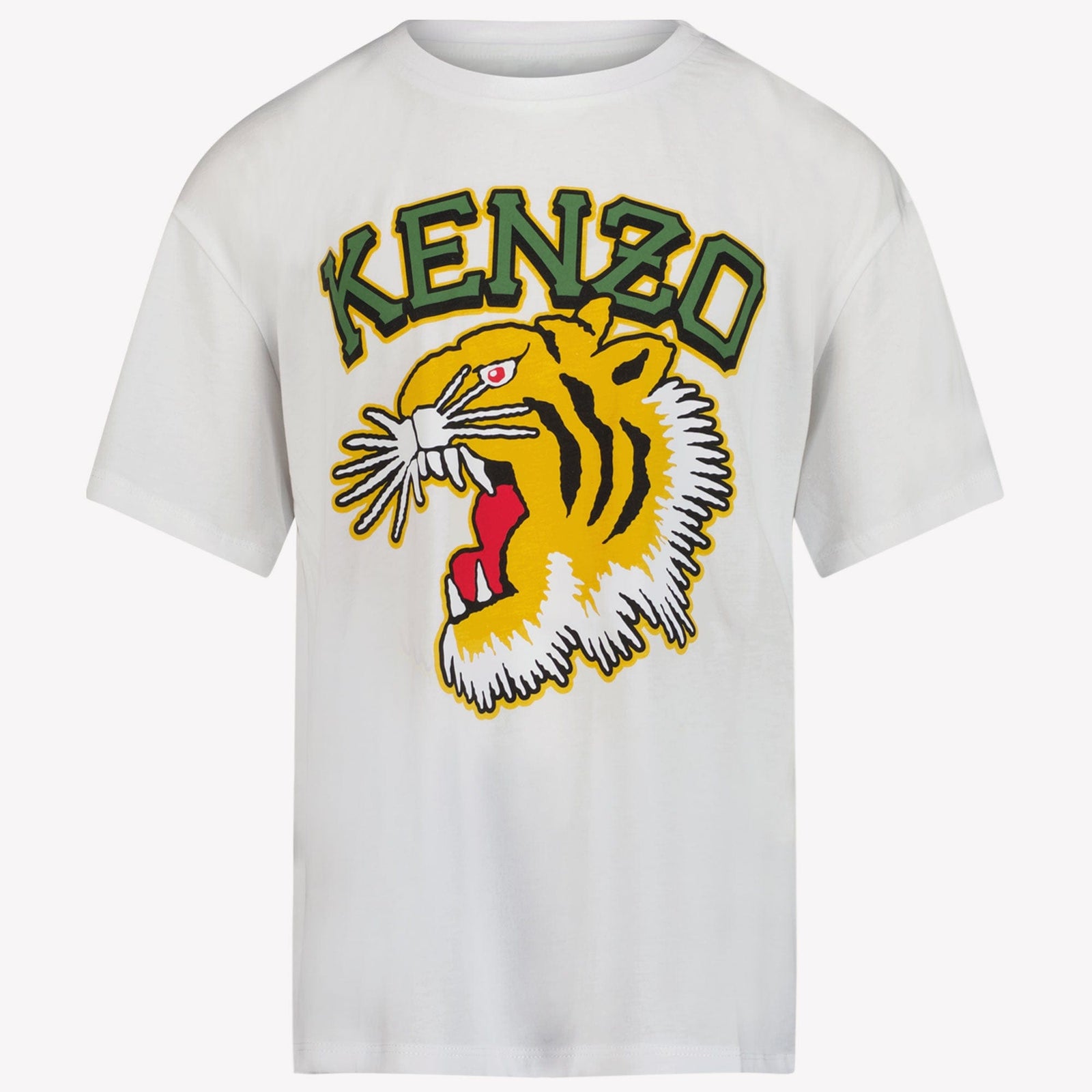 Kenzo Kids Unisex T-shirt Wit 4Y