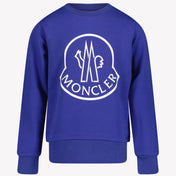 Moncler Boys Sweater Cobalt Blue