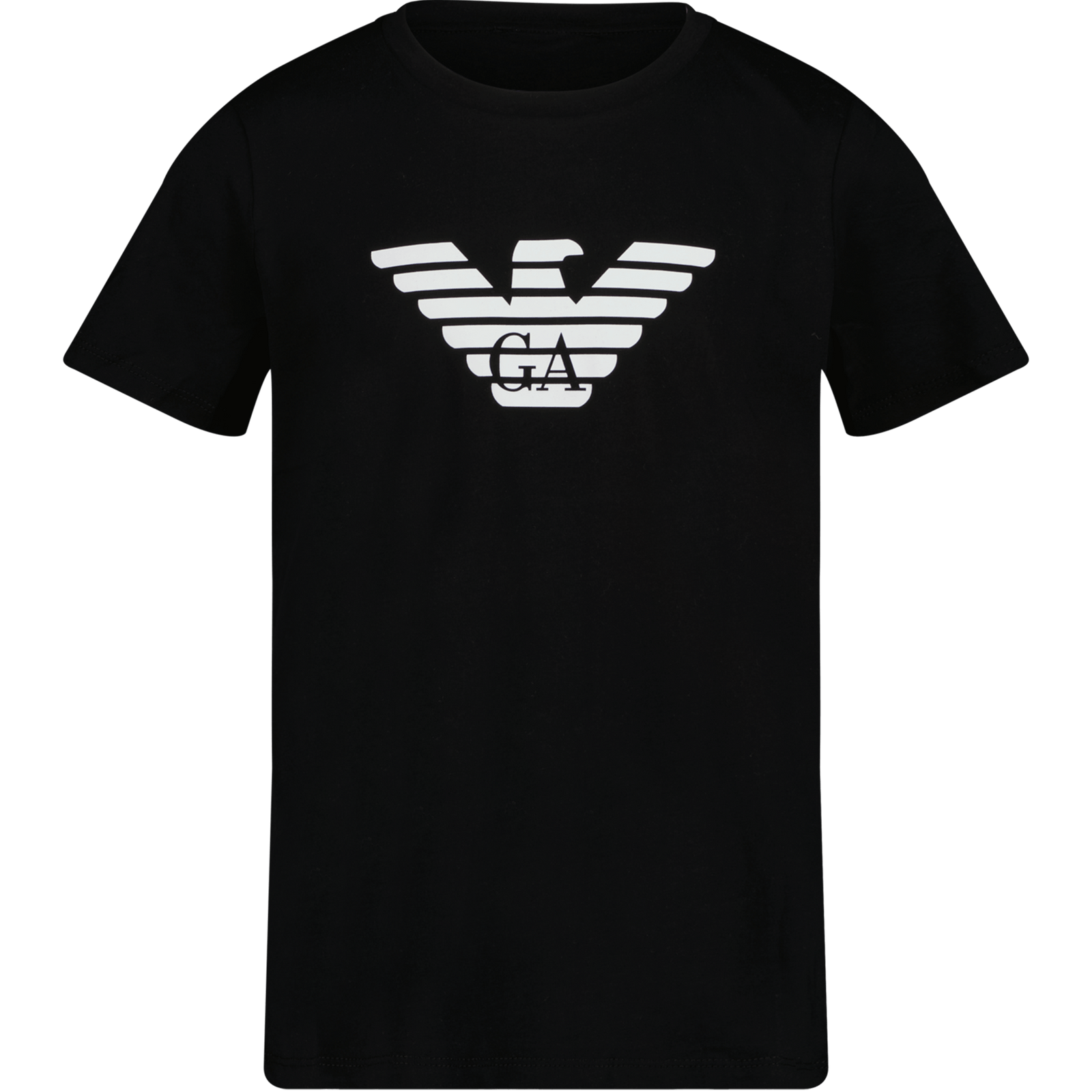 Armani Kinder Jongens T-Shirt Zwart