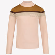 Chloé Mädchen Pullover Hellrosa