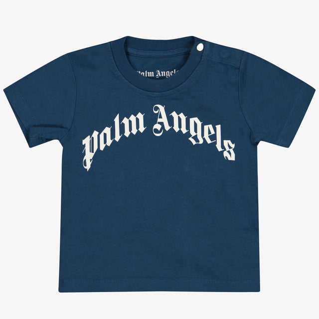 Palm Angels Bébé Garçons T-shirt Bleu