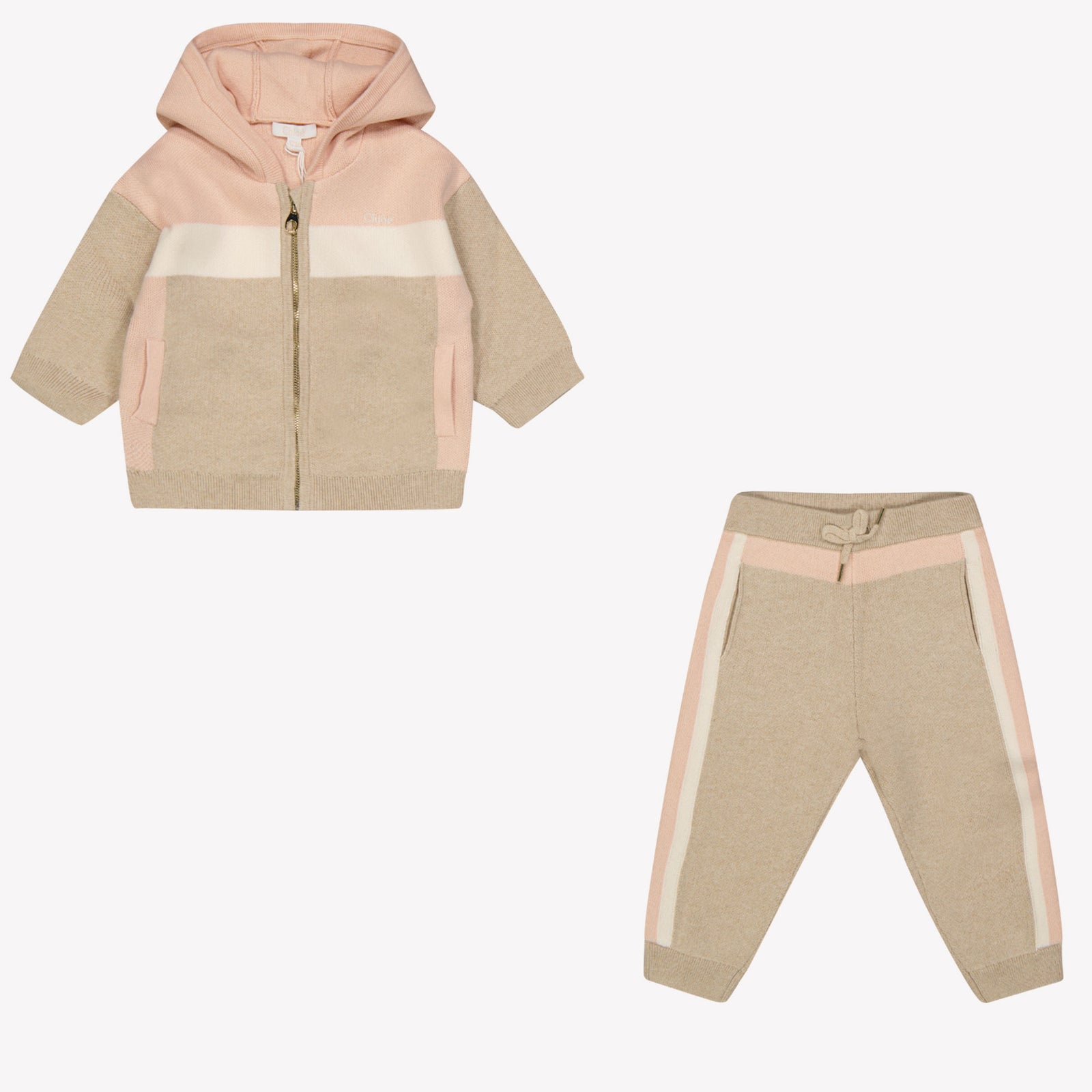 Chloé bébé Filles Tenue de jogging Beige