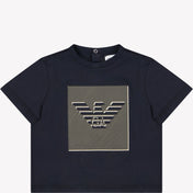 Armani bébé Garçons T-shirt Navy