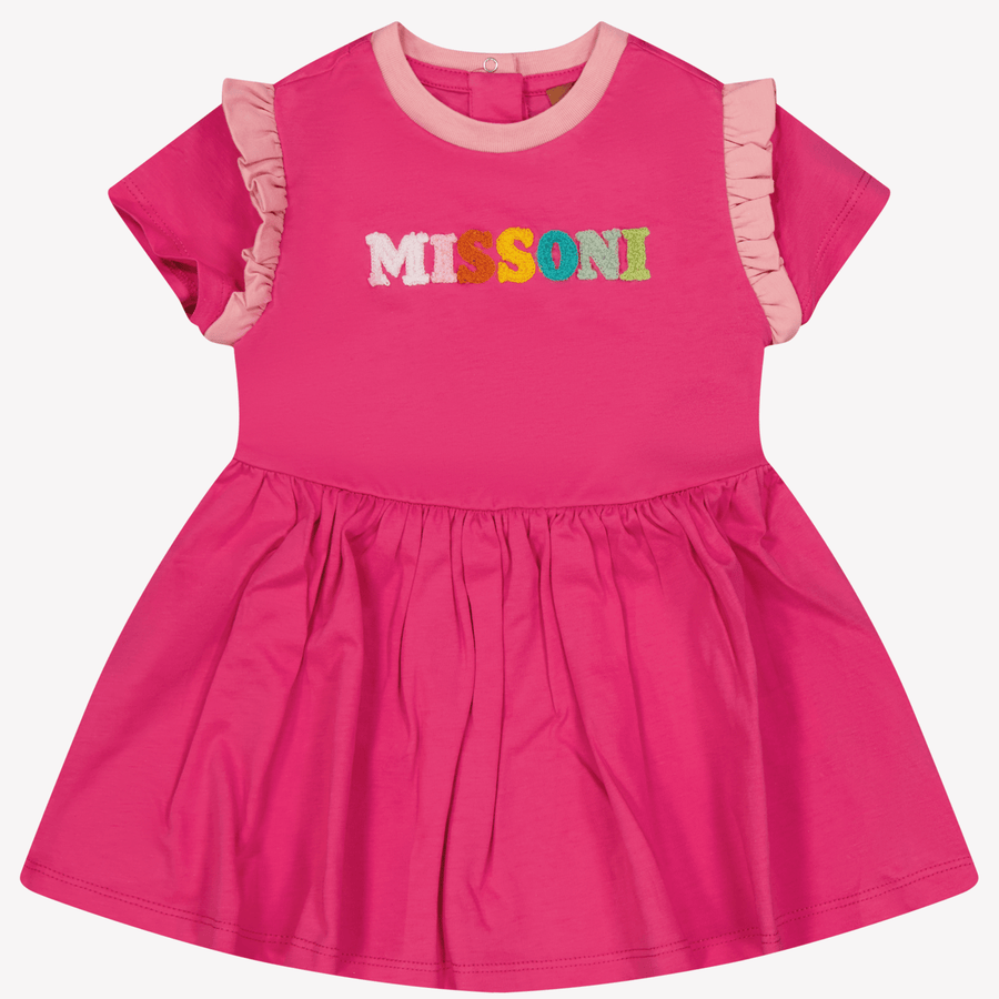 Missoni Baby Meisjes Jurkje Fuchsia 6 mnd