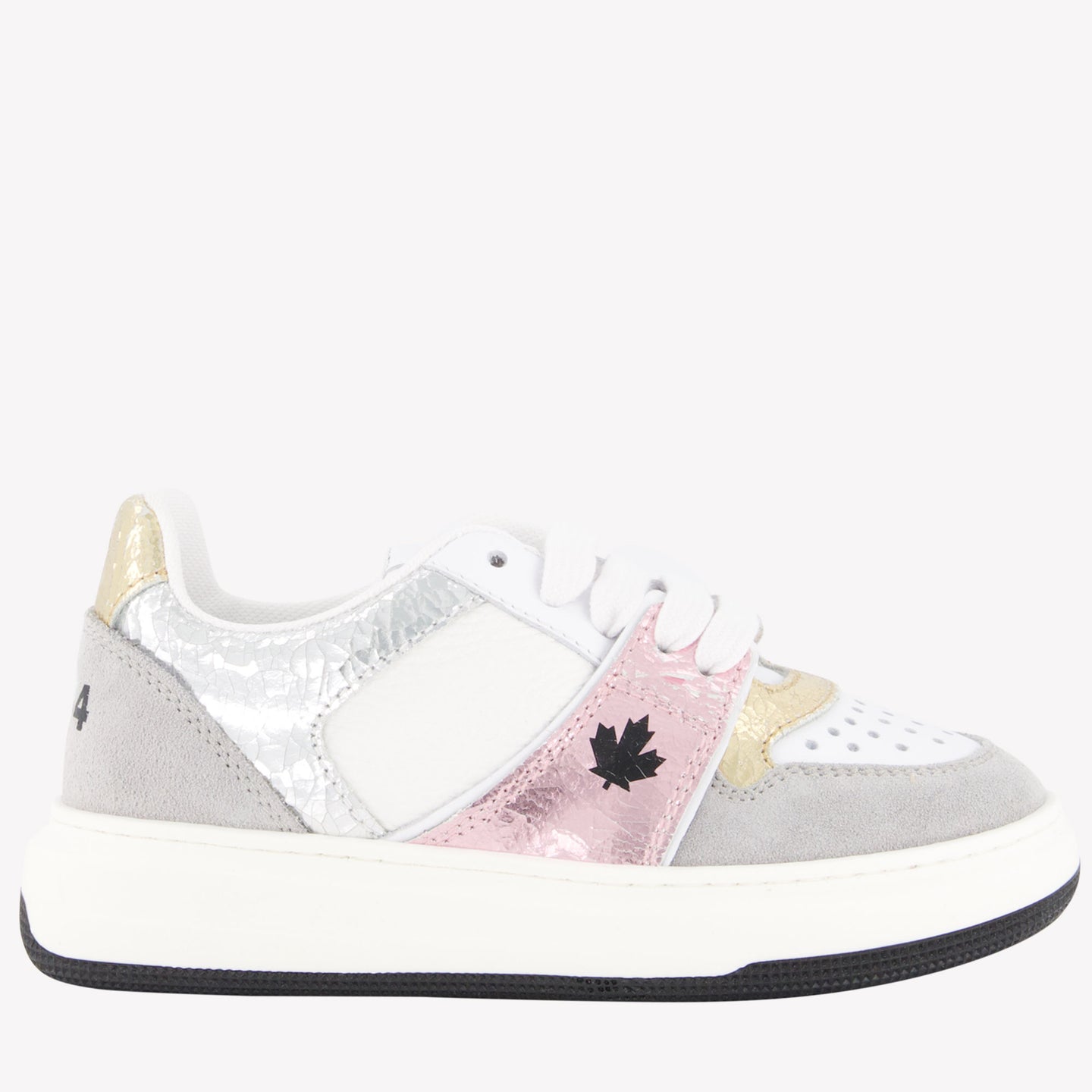 Dsquared2 Filles Baskets Argent