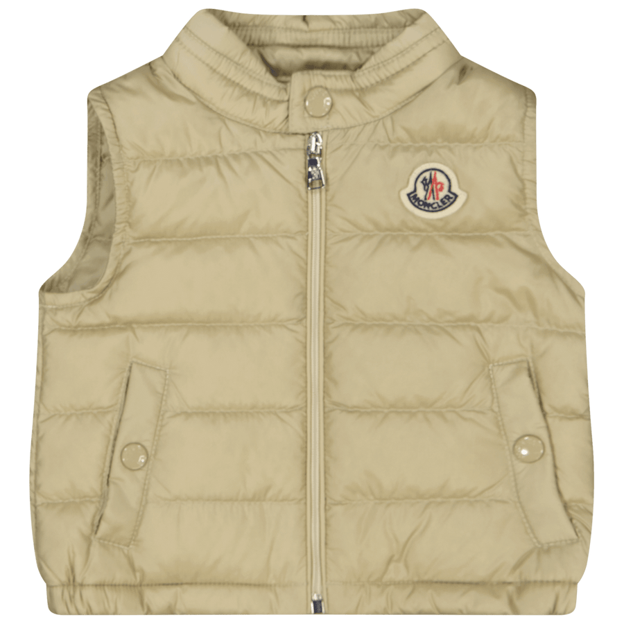 Moncler Baby Unisex Weste Beige