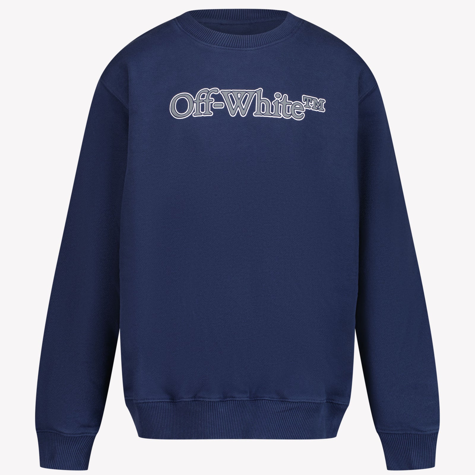 Off-White Jungenpullover Marineblau