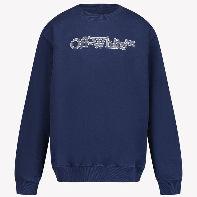 Off-White Ragazzi Maglione Navy