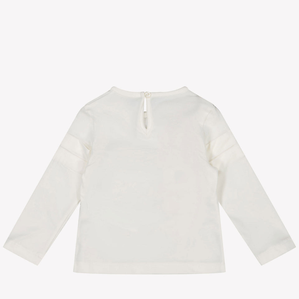 Camiseta de las niñas de Lapin House White